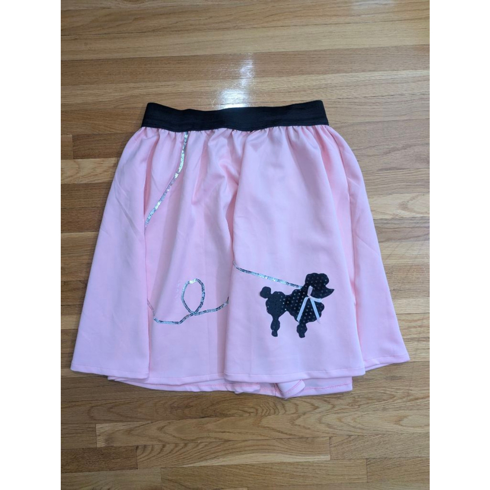 Spirit of Halloween Poodle Skirt 1X Pink Costume Retro 50s